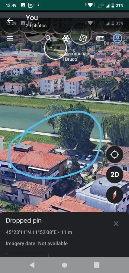 Vicino Al Prato Della Valle Intero Appartamento Parcheggio Facile Di Fronte Padua Exterior foto