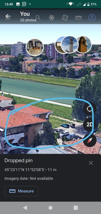 Vicino Al Prato Della Valle Intero Appartamento Parcheggio Facile Di Fronte Padua Exterior foto