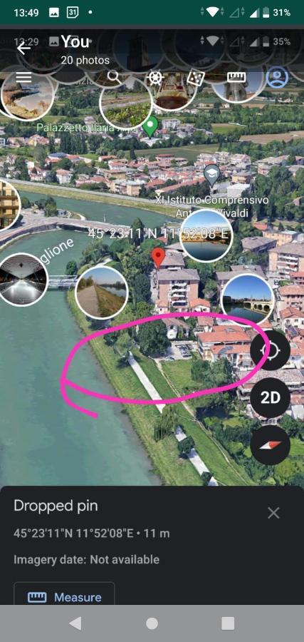 Vicino Al Prato Della Valle Intero Appartamento Parcheggio Facile Di Fronte Padua Exterior foto